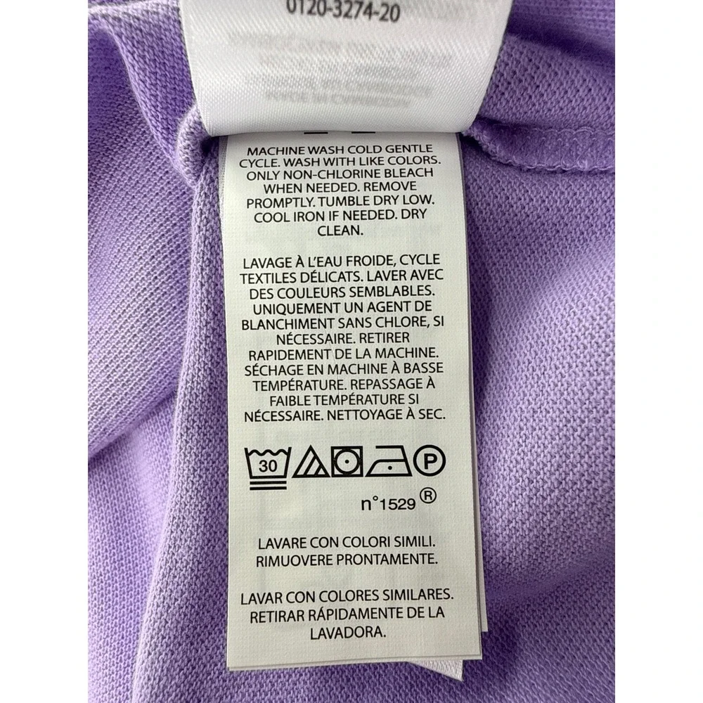 Polo Ralph Lauren Mens Classic Fit Purple Cotton Mesh Polo Shirt Large NWT